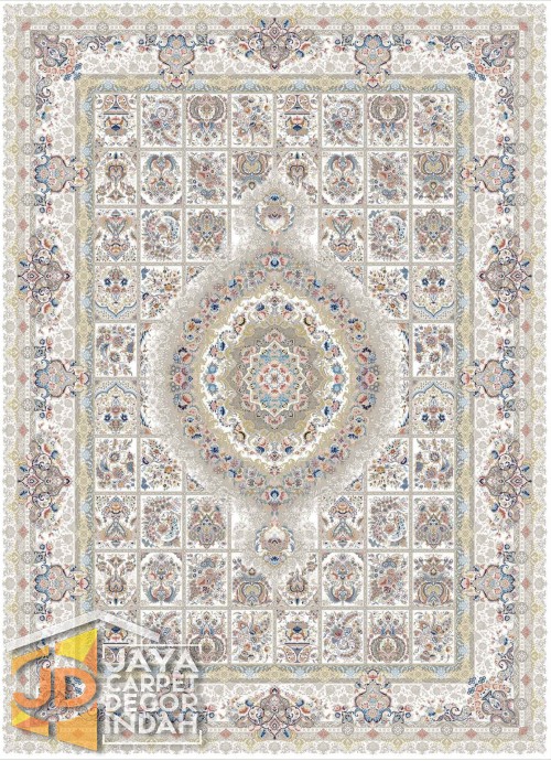Karpet Permadani Solomon 1200 Reeds KHESTIGITI CREAM 3673 ukuran  200x300, 250x350